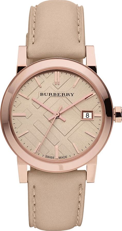 burberry ladies leather strap watches|burberry strap replacement for watch.